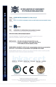 Protective Coverall Certificate CE